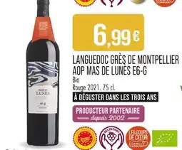 Match MAS DE LUNÈS LANGUEDOC GRÈS DE MONTPELLIER AOP E6-G offre
