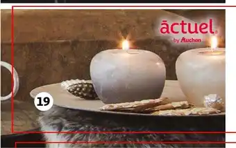 Auchan Porte Bougie H7.5cm Actuel offre