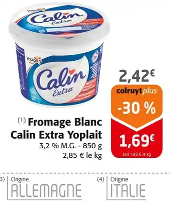 Colruyt Yoplait Fromage Blanc Calin Extra offre