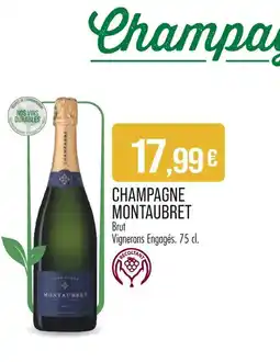 Match CHAMPAGNE MONTAUBRET offre