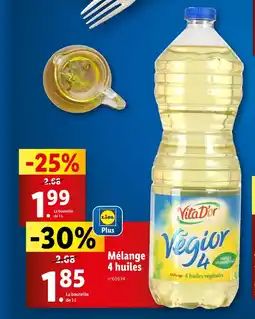 Lidl Vita D'or Mélange 4 huiles offre