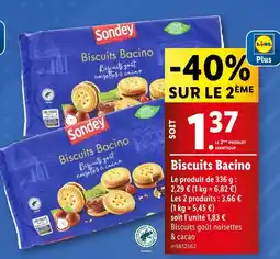 Sondey Biscuits Bacino