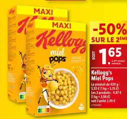 Lidl Kellogg's Miel Pops offre