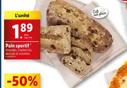 Lidl Pain sportif offre