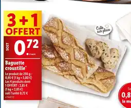 Lidl Baguette croustille offre