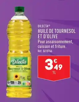 ALDI DILECTA HUILE DE TOURNESOL ET D'OLIVE offre