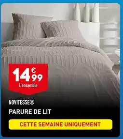 ALDI NOVITESSE PARURE DE LIT offre