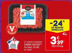 ALDI ST-CLÉMENT LE BOUCHER VIANDE HACHÉE offre