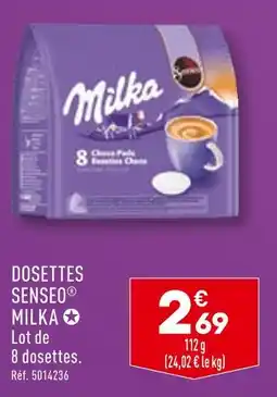 MILKA DOSETTES SENSEO