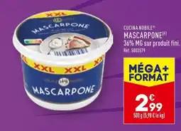 ALDI CUCINA NOBILE MASCARPONE offre
