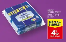 ALDI CHAMPRÉ BEURRE DOUX offre