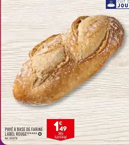 ALDI PAVÉ À BASE DE FARINE LABEL ROUGE offre