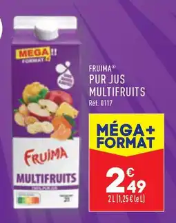 ALDI FRUIMA PUR JUS MULTIFRUITS offre