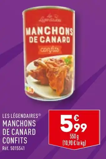 ALDI LES LÉGENDAIRES MANCHONS DE CANARD CONFITS offre