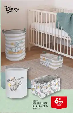 ALDI DISNEY PANIER À LINGE OU À LANGES offre