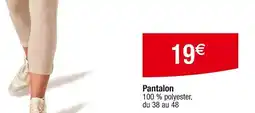 Cora x Carrefour Pantalon offre
