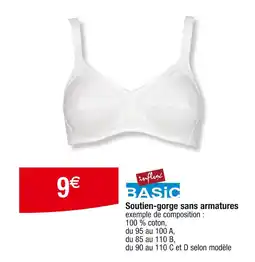 Cora x Carrefour INFLUX Basic Soutien-gorge sans armatures offre