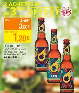 Match MÉTÉOR BIÈRE offre