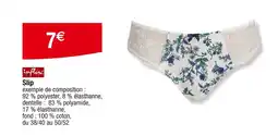 Cora x Carrefour INFLUX Slip offre