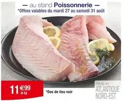 Dos de lieu noir
