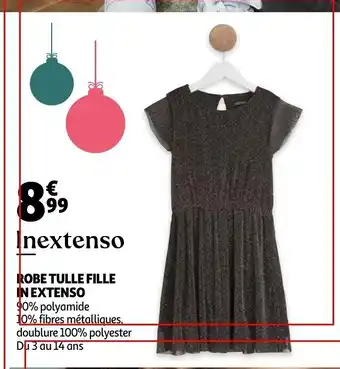 Auchan Robe Tulle Fille In Extenso offre