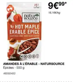 Costco AMANDES À L'ÉRABLE - NATURSOURCE offre