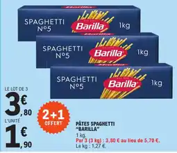 E.Leclerc Express Pâtes Spaghetti "BARILLA" offre