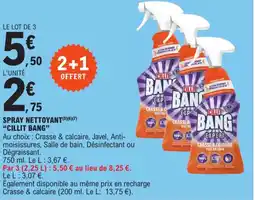 E.Leclerc Express Spray nettoyant "CILLIT BANG" offre