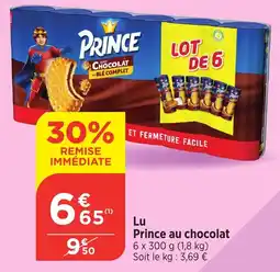 Lu Prince au chocolat