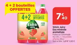 Bi1 Volvic Juicy Eau minérale aromatisée offre