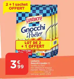 Bi1 Lustucru Gnocchi à poêler offre