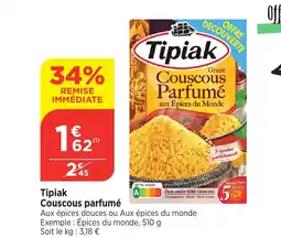 Bi1 TIPIAK Couscous parfumé offre