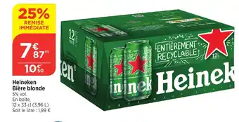Bi1 Heineken Bière blonde offre