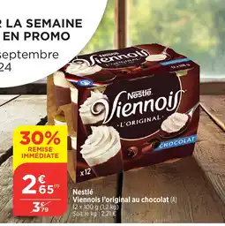 Bi1 NESTLE Viennois l'original au chocolat offre