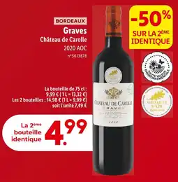 Lidl Château de Carolle Graves offre