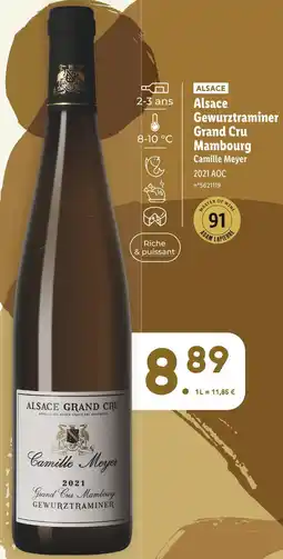 Lidl Camille Meyer Alsace Gewurztraminer Grand Cru Mambourg offre