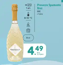 Lidl Prosecco Spumante Brut offre