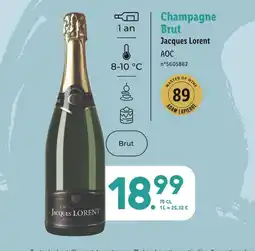 Lidl Jacques Lorent Champagne Brut offre