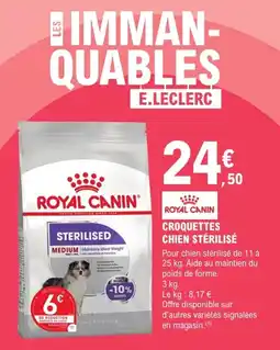 E.Leclerc Jardi Croquettes Chien Stérilisé offre