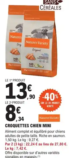 E.Leclerc Jardi Croquettes chien mini offre