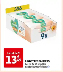 Auchan Supermarché PAMPERS LINGETTES offre