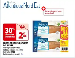 DELPIERRE FILETS DE HARENGS FUMÉS