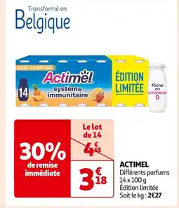 Auchan Supermarché ACTIMEL offre