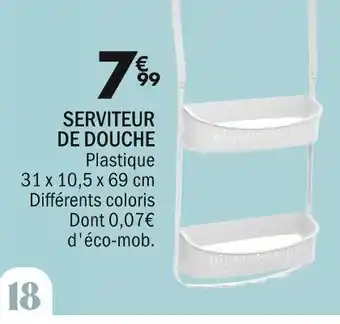 La Foir'Fouille SERVITEUR DE DOUCHE offre