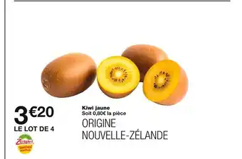 Monoprix Zespri Kiwi jaune offre