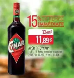 Match APÉRITIF CYNAR* offre