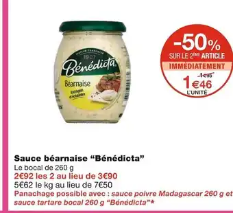 Monoprix Bénédicta Sauce béarnaise offre