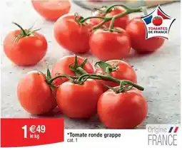 Cora x Carrefour Tomate ronde grappe offre