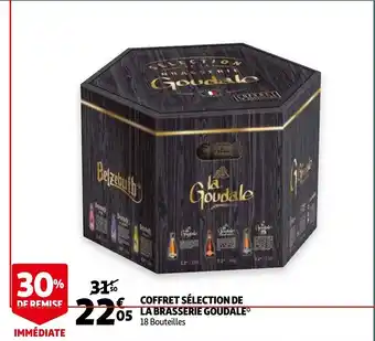 Auchan Coffret Sélection de La Brasserie Goudale offre