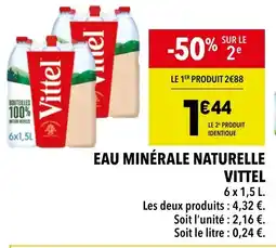 Supeco Eau minérale naturelle VITTEL offre